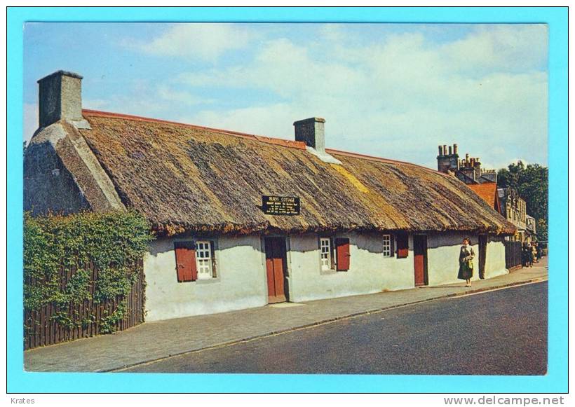 Postcard - Burns Cottage, Alloway, Ayrshire, Scotland   (V 9875) - Ayrshire