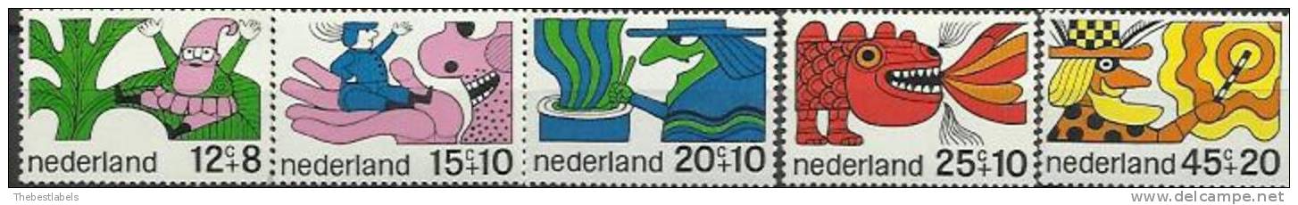 NEDERLAND    1968  877/881 - Usati