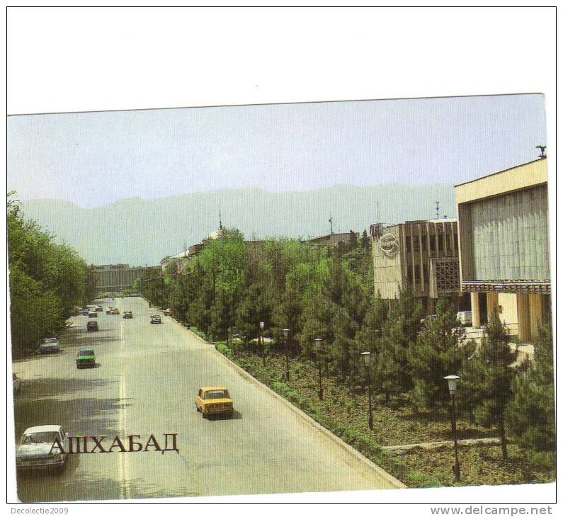 ZS26988 Ashkhabad Gogol Street Car Voiture Not Used Good Shape Back Scan At Request - Turkmenistan