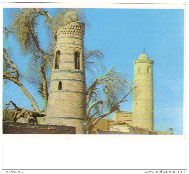 ZS26993 Dishan Kala The Minarets Of The District Mosque Not Used Perfect Shape Back Scan At Request - Uzbekistan