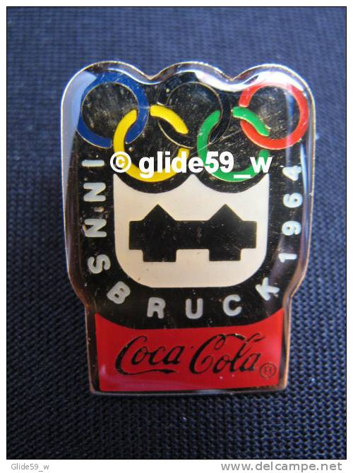 Pin´s Coca-Cola INSBRUCK 1964 (Premier Taïwan - 1990 10C - The Coca-Cola Company) (2) - Coca-Cola