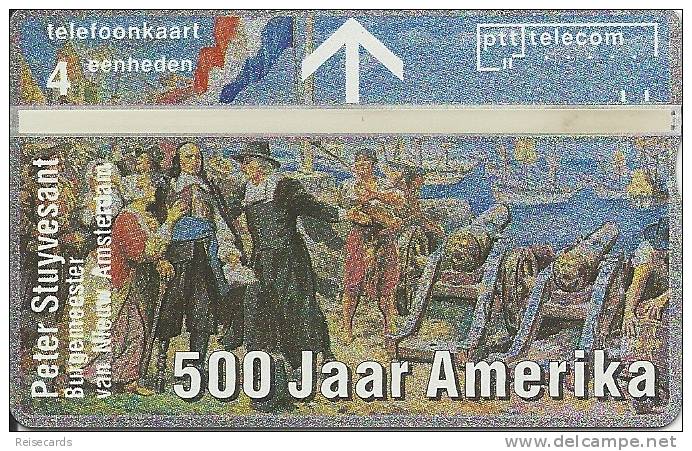 PTT Telecom: 211L 500 Jaar Amerika, P. Stuyvesant Burgemeester Van Nieuw Amsterdam. Mint - Privé