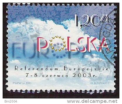 2003 Polen  Polska Mi. 4051  Used - Europäischer Gedanke