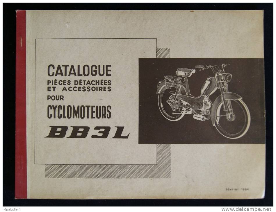 Catalogue PEUGEOT Cyclomoteurs BB3L  1964 Vélomoteurs  Motos - Moto