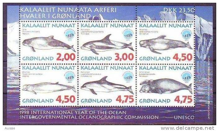 Groenland Greenland 1998 Yvertn° Bloc 14 *** MNH Cote 15 Euro Faune - Blocks & Sheetlets