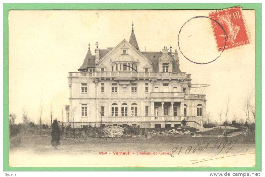 78 VERNEUIL - Chateau De Groux - Verneuil Sur Seine