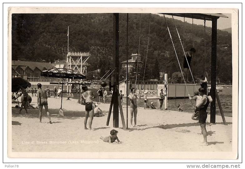 LIDO DI STRESA BORROMEO - LAGO MAGGIORE - VERBANIA - 1929 - Vedi Retro - Formato Piccolo - Verbania