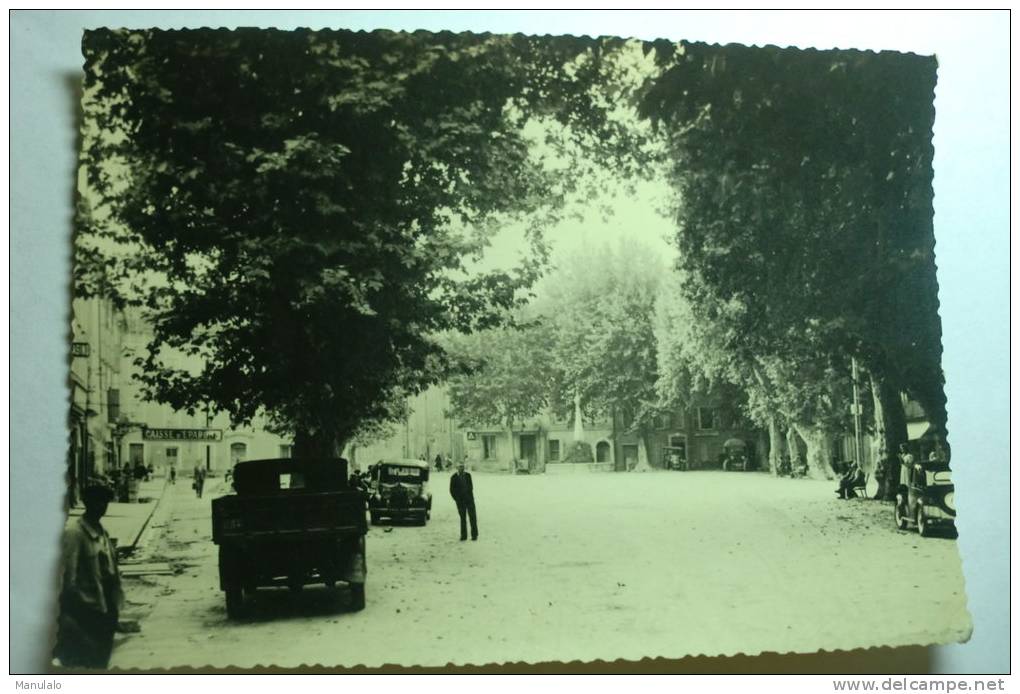 D 83 - Cuers - Place Carnot (carte Matrice) - Cuers