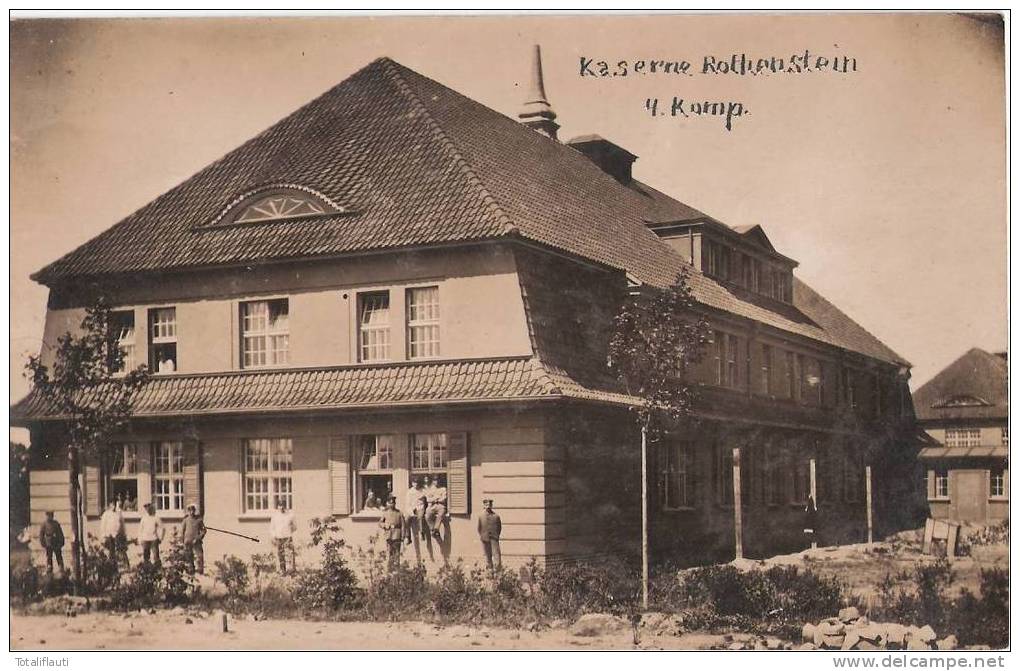 Rothenstein Kaserne 4. Kompanie Königsberg Belebt Soldaten Kaliningrad Private Fotokarte Ungelaufen - Ostpreussen