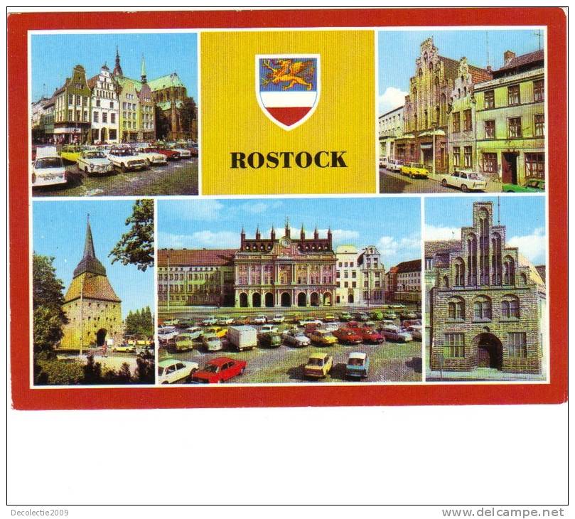 ZS26716 Rostock Cars Voitures Multiviews Not Used Perfect Shape Back Scan At Request - Rostock