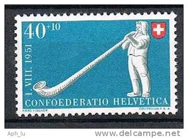 Schweiz, 1951 Pro Patria 40 Cent., MiNr. 559 Postfrisch (a280604) - Ungebraucht