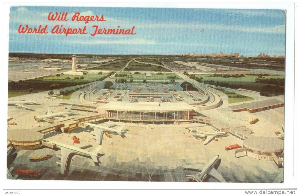 USA, Will Rogers World Airport Terminal, Oklahoma City, 1960s Unused Postcard [P8650] - Oklahoma City