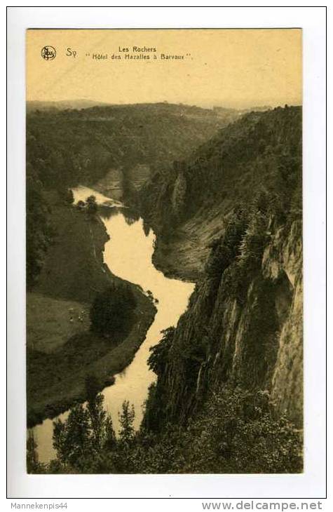 Sy-sur-Ourth - Les Rochers "Hôtel Des Hazalles à Barvaux" - Ed. Thill - Ferrières