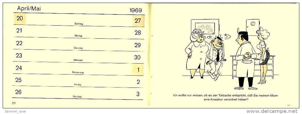 Kalender 1969 , Husten Sie Mal! Gold  - Susys Erotische Rezepte Für 365 Fröhliche Tage. - Calendriers