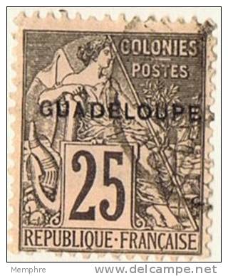 1891  Sucharge  Sur Tye Alphée Dubois   25c  Yv 21   Oblitéré - Usati