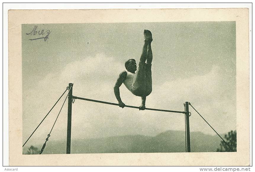 Luzern Fete Federale De Gymnastique 1928 Reinhard Schiller , Kriens Barre Fixe - Kriens