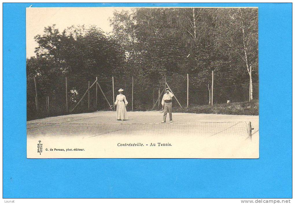 88 CONTREXEVILLE : Au Tennis (sport ) - Tenis