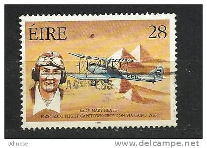 IRELAND 1998 - PIONEERS OF AVIATION - LADY M. HEATH - USED OBLITERE GESTEMPELT - Used Stamps