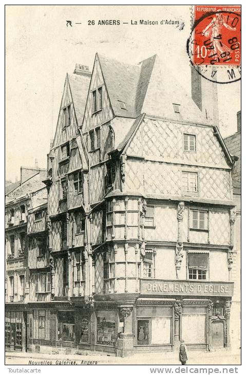 CPA 49 ANGERS LA MAISON D ADAM 1909 - Angers