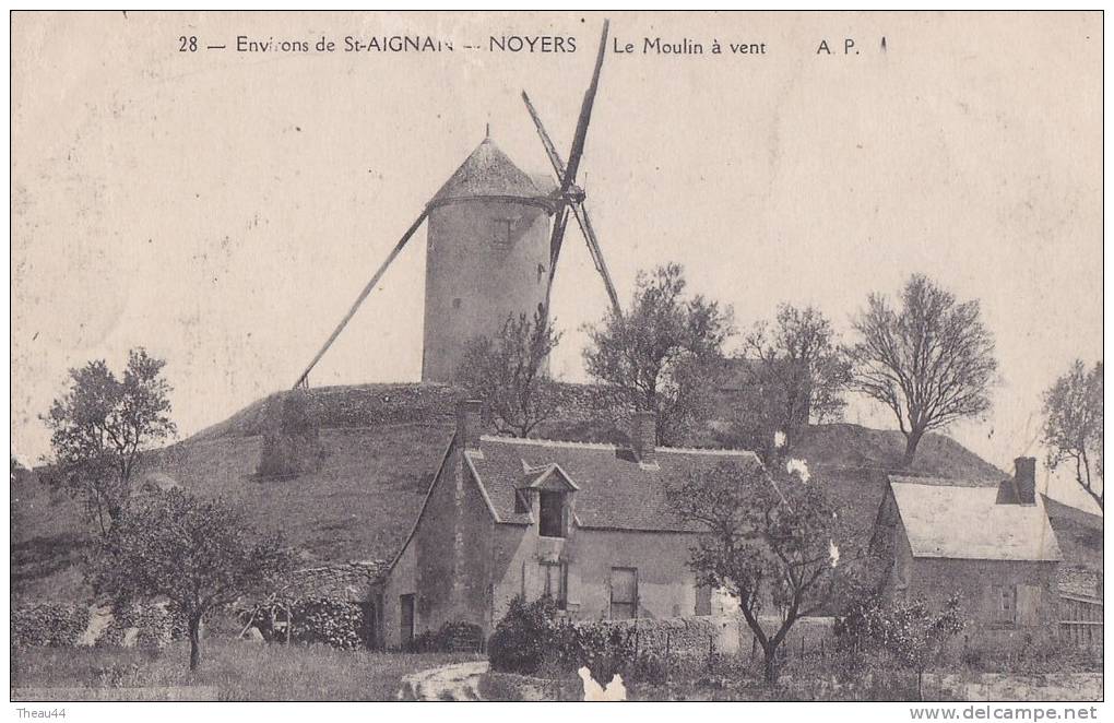 ¤¤  -  28  -  NOYERS Près De Saint-Aignan-sur-Cher  -  Le Moulin à Vent  -  ¤¤ - Noyers Sur Cher