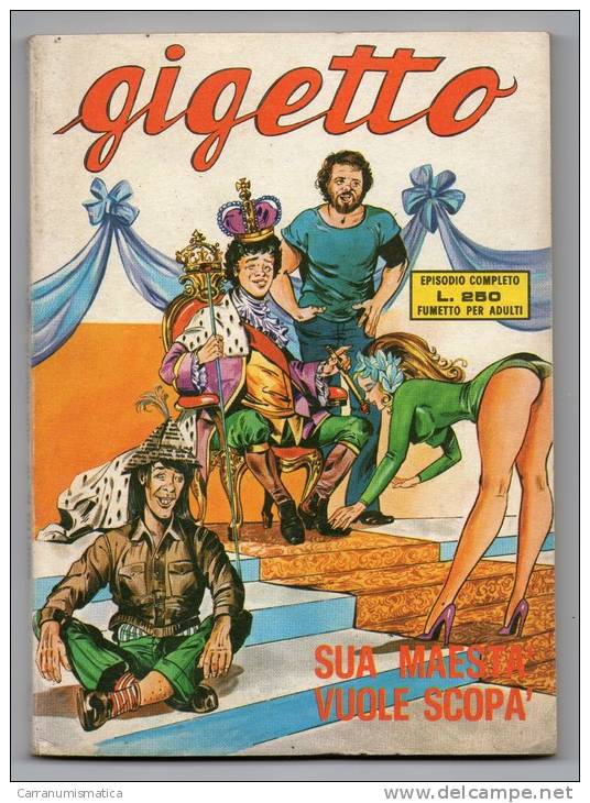 GIGETTO - N. 10 Del 1975 - Ed. Edilfumetto (Sua Maesta´ Vuole Scopa´) - Umoristici