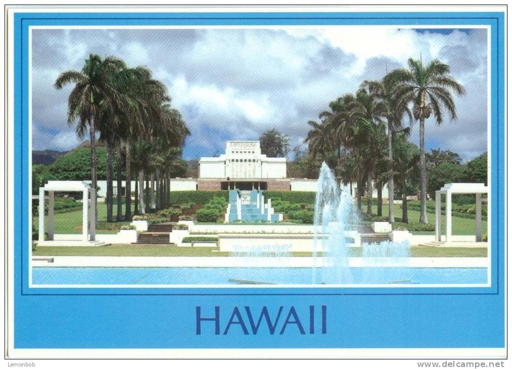 USA, Hawaii, The Hawaii Temple Visitor Center, Unused Postcard [P8671] - Hawaï