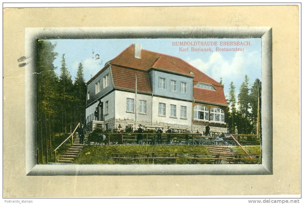 Ebersbach, Humboldtbaude, Karl Burianek, Restaurateur, 1915 - Ebersbach (Löbau/Zittau)