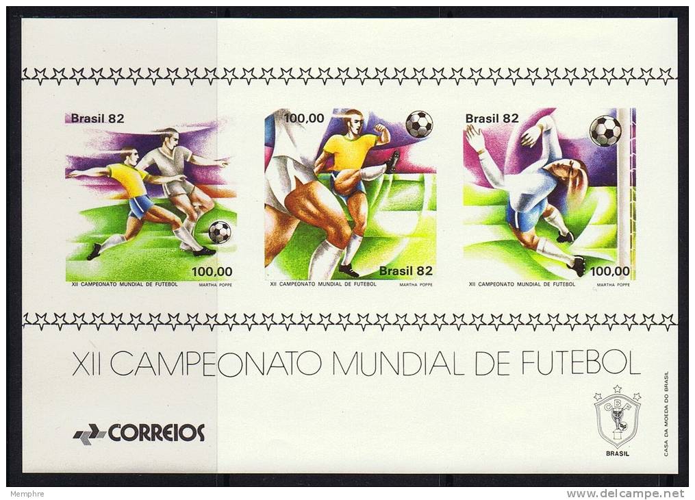 1982   Bloc Feuillet   Championnat Mondial De Football     ** Sans Charnière - Unused Stamps