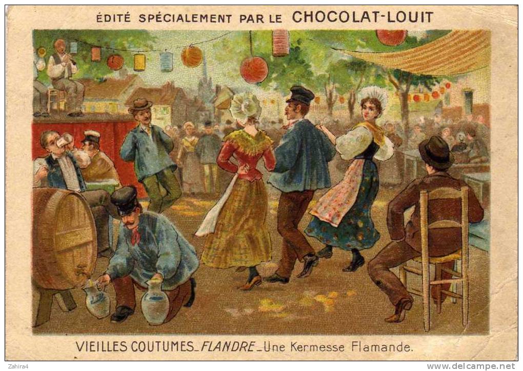 Vieilles Coutumes - Flandre - Une Kermesse Flamande - Louit