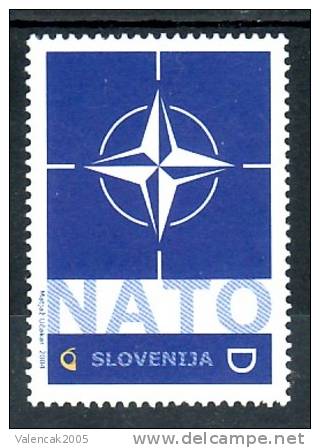 1162/ Slowenien Slovenia Slovenie 2004 Mi.No. 468 ** MNH NATO - OTAN