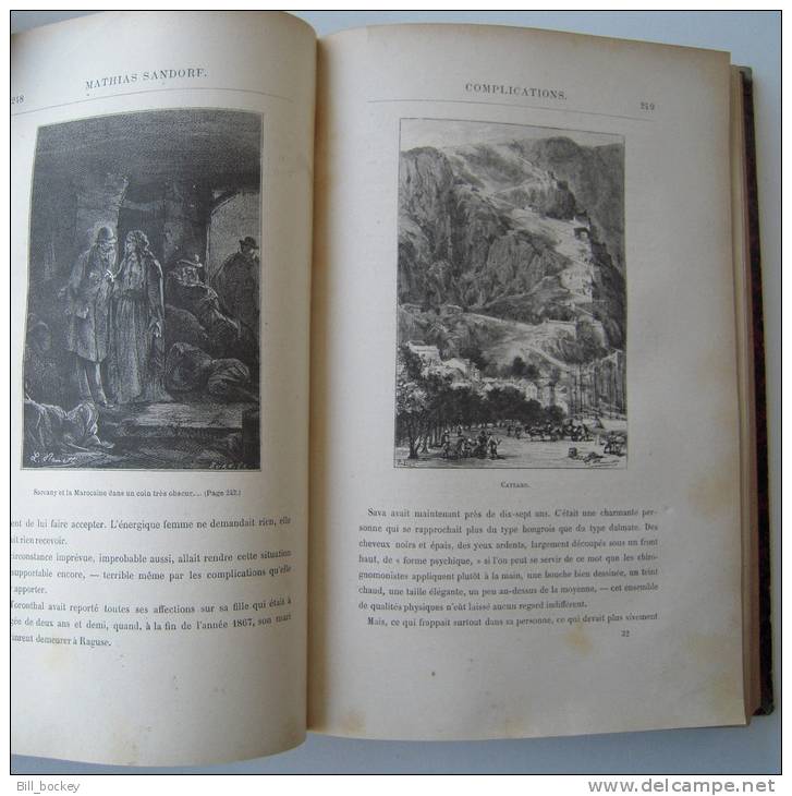 Jules VERNE "Mathias Sandorf"  HETZEL 1885 - 1ere édition - TBE