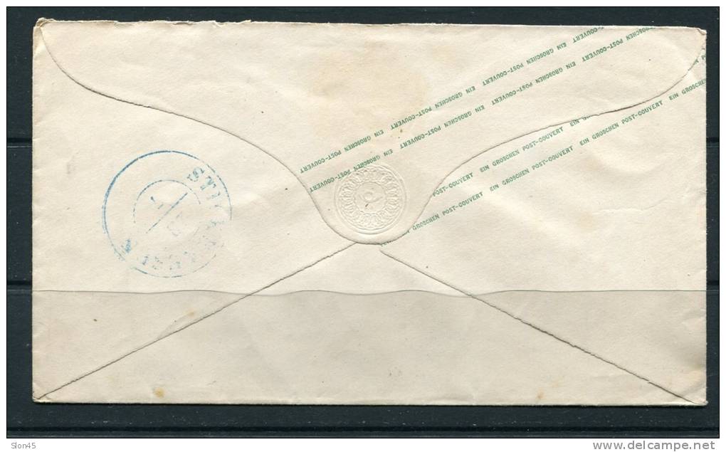 Germany Hannover 1857-4 Postal Stationary Cover Luchow - Otros & Sin Clasificación