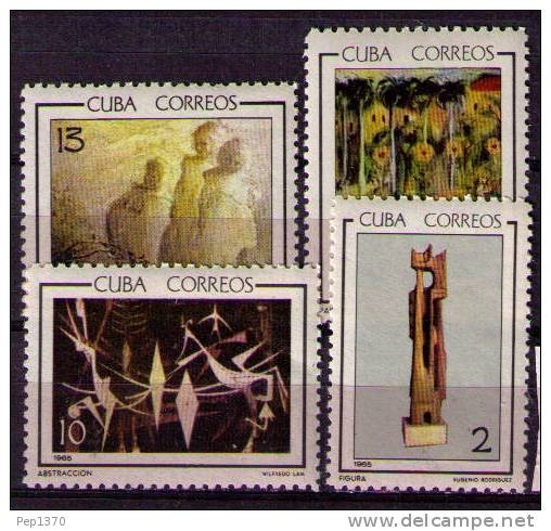 CUBA  1965 - OBRAS DE ARTE DEL MUSEO NACIONAL  - YVERT Nº 831-834 - Unused Stamps