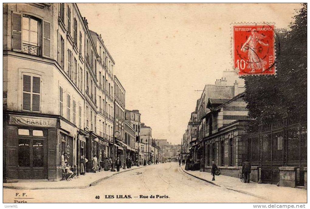 LES LILAS : (93) Rue De Paris - Les Lilas