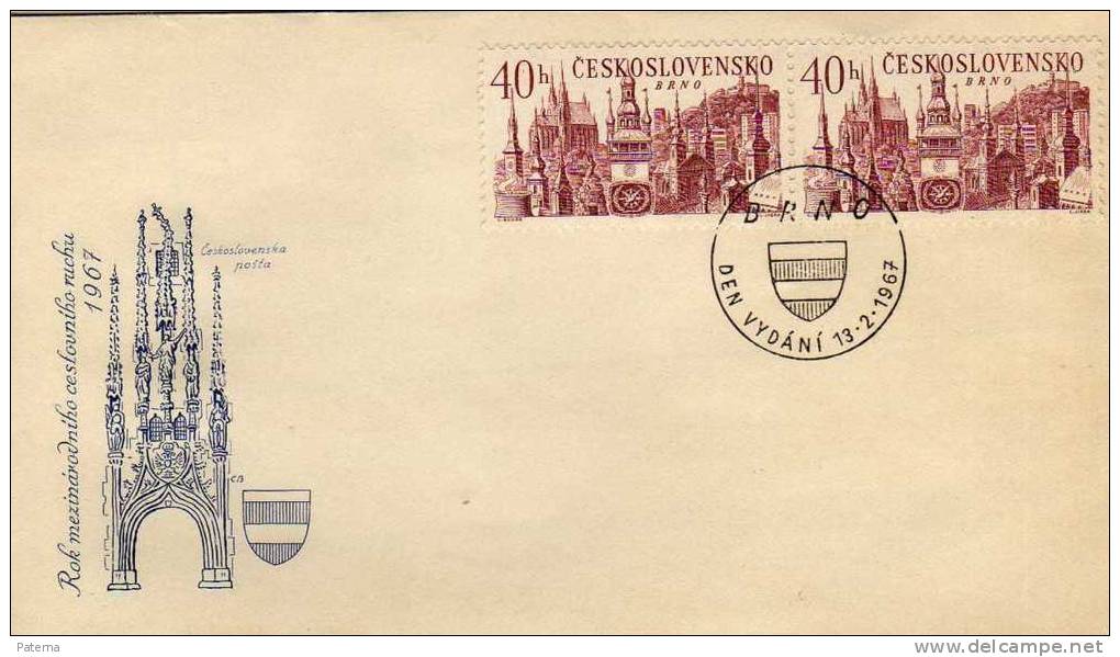 Carta , Brno 1967, Checoslovaquia, Cover - Storia Postale