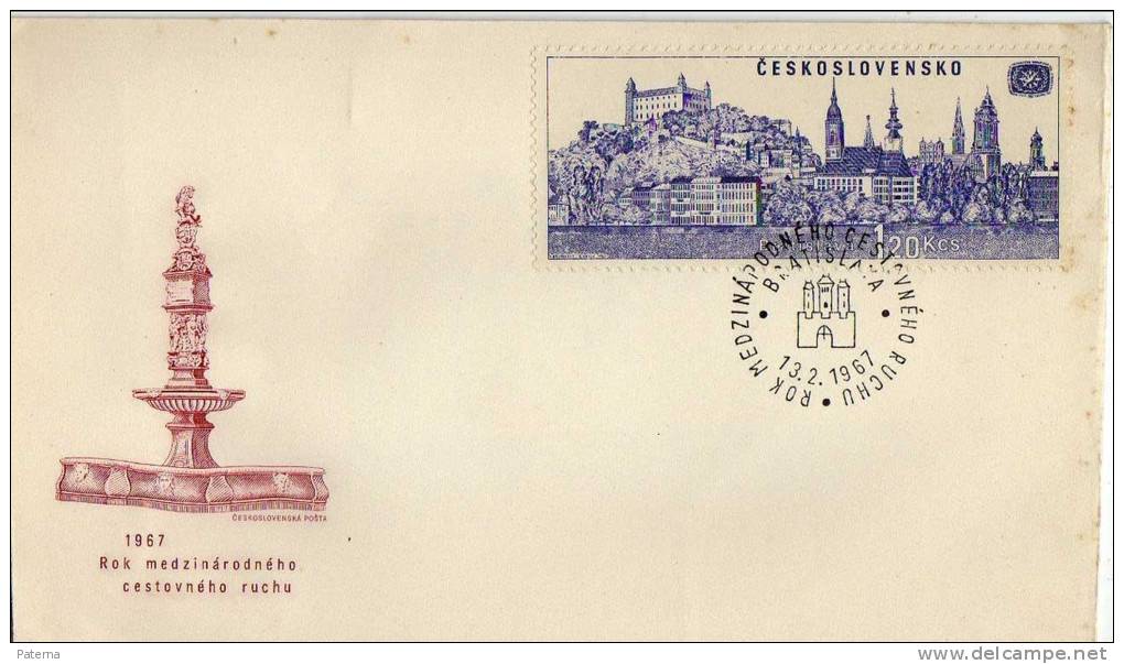 Carta , Bratislava  1967, Checoslovaquia, Cover - Covers & Documents