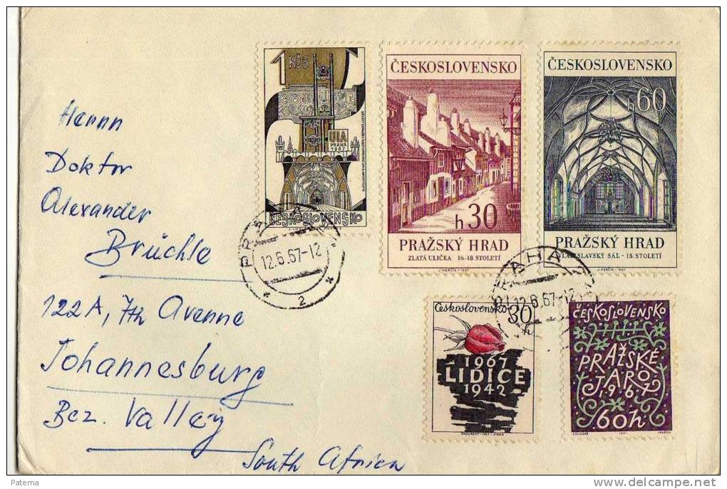 Carta , Praha 1967,   Checoslovaquia, Cover - Storia Postale