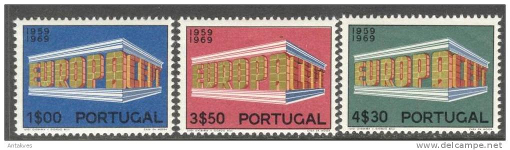 Portugal 1969 Europa CEPT Set Of 3 MNH** - 1969