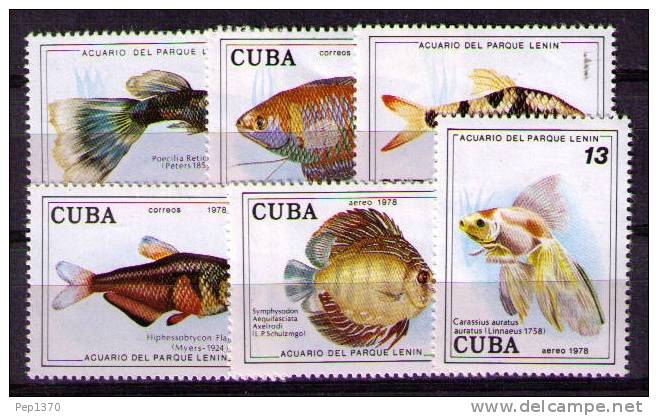 CUBA  1978 - PECES  - YVERT Nº  2058-2061 Y Av 286-287 - Nuevos