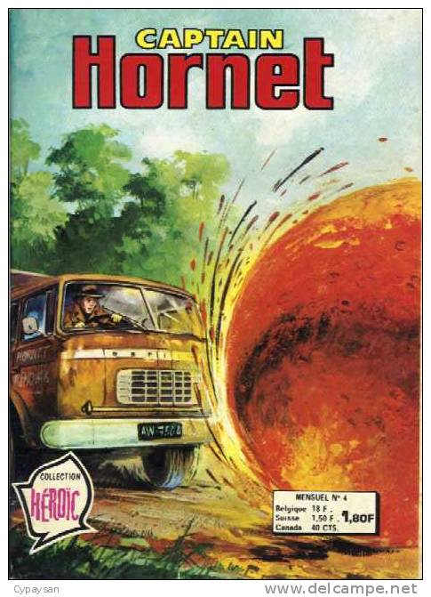 CAPTAIN HORNET N° 4 BE AREDIT 05-1976 - Arédit & Artima