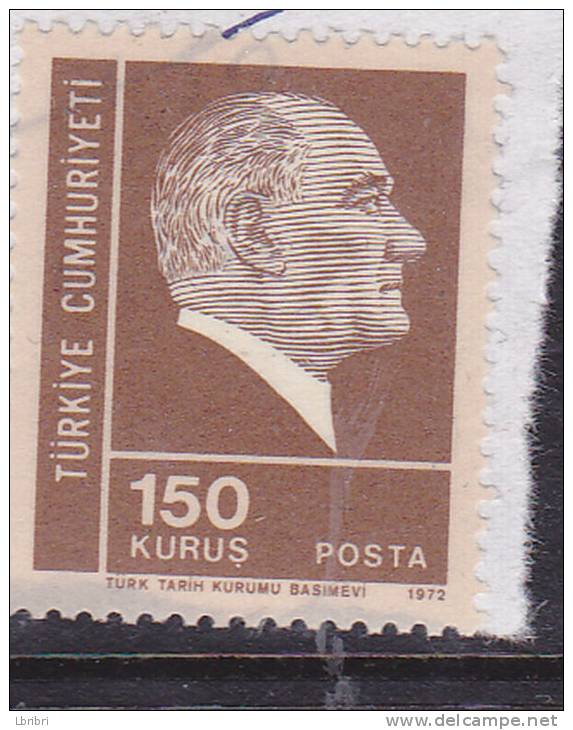 TURQUIE N° 2044 150 K BRUN CLAIR S ROSE SÉRIE COURANTE ATATURK - Neufs