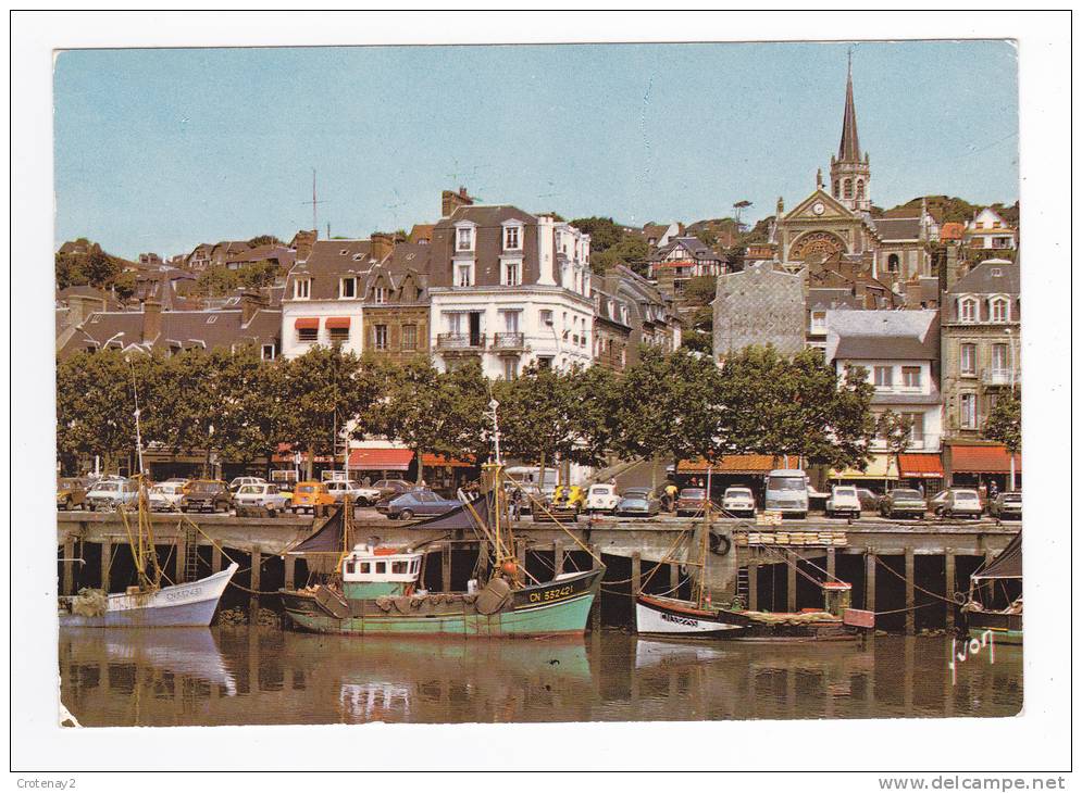 14 Deauville Trouville N°5587 Le Port De Pêche En 1977 Renault R17 R16 R12 Citroën Tube DS - Deauville