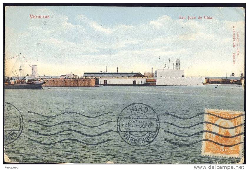 MEXICO     VERACRUZ   1912.      Old Postcard - Mexico