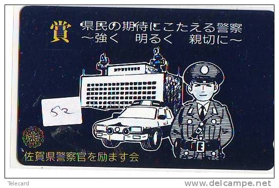 Télécarte Japon * POLICE * PHONECARD JAPAN (52) TELEFONKARTE * POLIZEI * POLITIE - Police