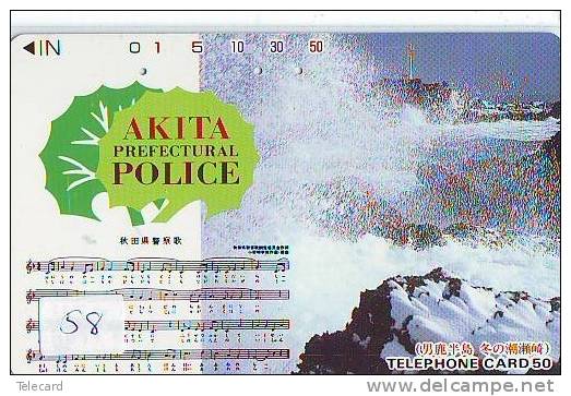 Télécarte Japon * POLICE * PHONECARD JAPAN (58) TELEFONKARTE * POLIZEI * POLITIE * - Polizia