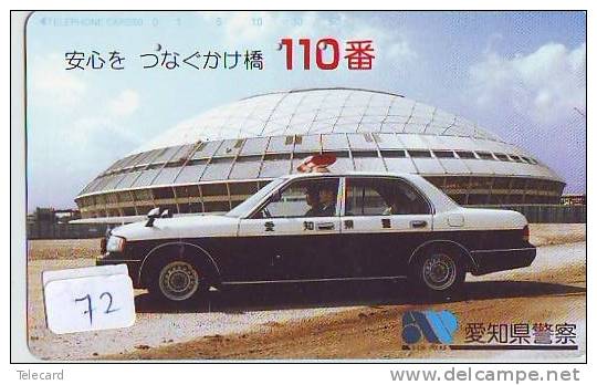 Télécarte Japon * POLICE * PHONECARD JAPAN (72) TELEFONKARTE * POLIZEI * POLITIE * CAR VOITURE - Polizia