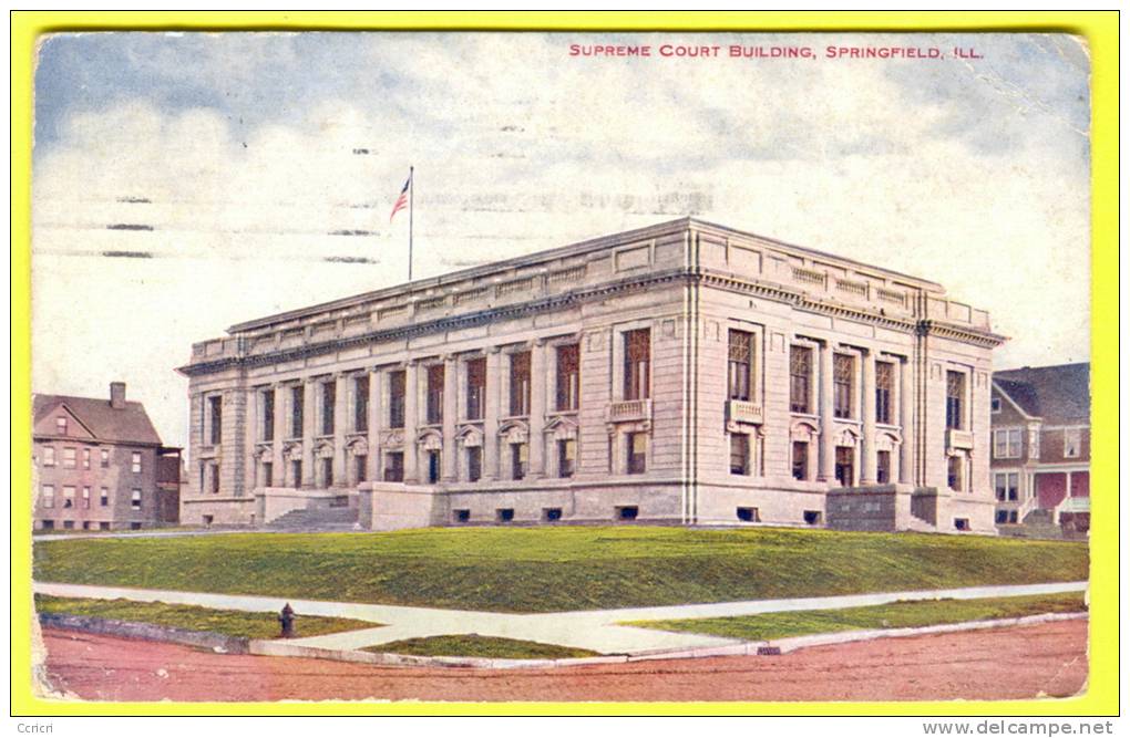 SPRINGFIELD:   Supreme Court Building, Springfield.   1909   . - Springfield – Illinois