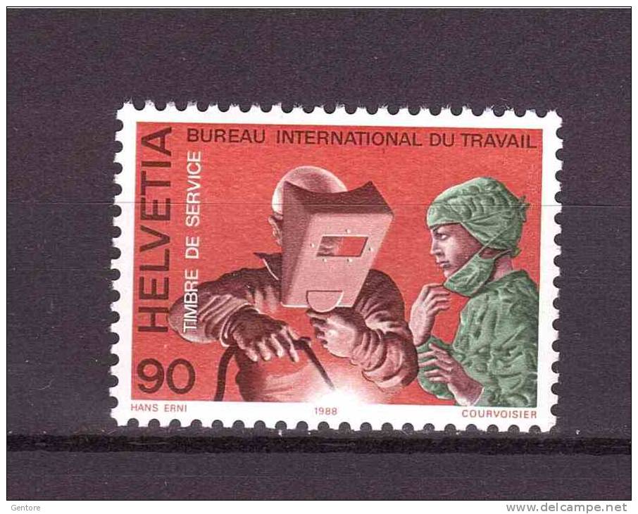 SWITZERLAND 1988 Official Int. Work Office  Unificato Cat. N° 465 MNH ** - Servizio