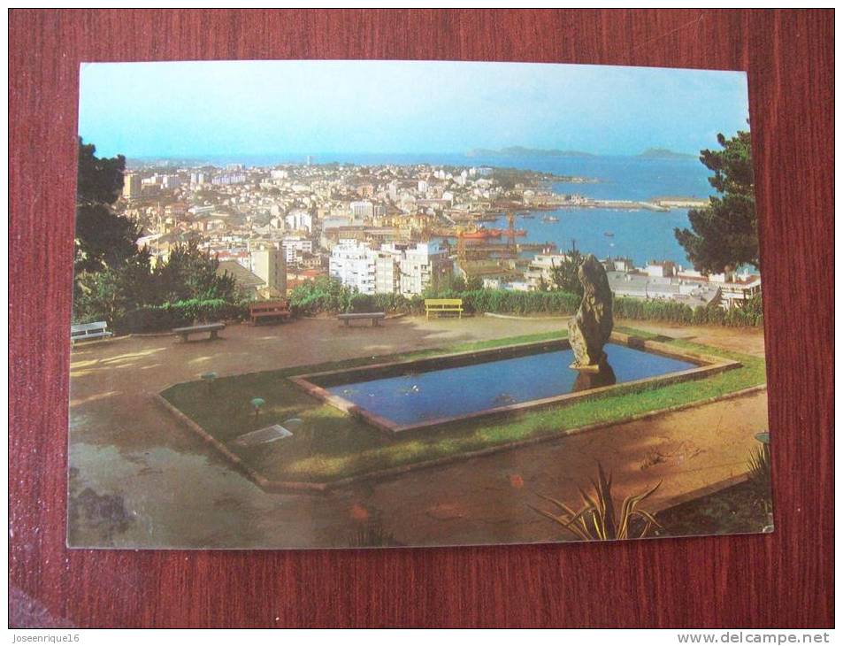 VIGO, MONUMENTO A MARTIN CODAX CON BOUZAS AL FONDO. N° 3547 POSTALES FAMA - Pontevedra