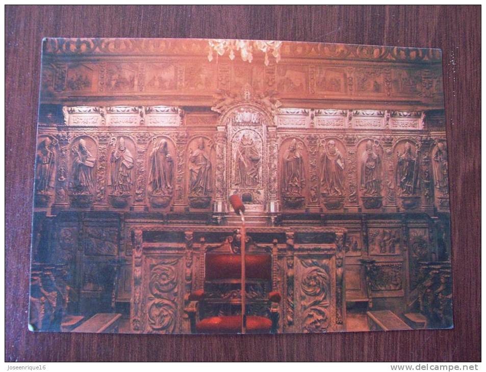 TUY, SILLERIA DEL CORO. ENSEMBLE DU CHOEUR. CHOIR STALLS. N° 998 - Pontevedra